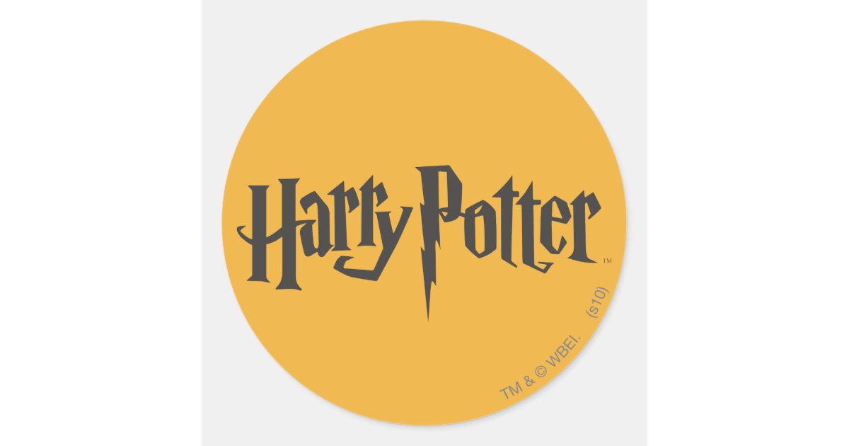 Harry Potter Movie Poster Classic Round Sticker, Zazzle