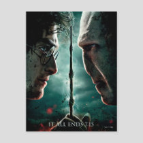 Harry Potter 7 Part 2 - Harry vs. Voldemort Postcard