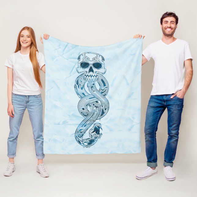 Harry Potter | Aguamenti Dark Mark Graphic Fleece Blanket (In Situ)