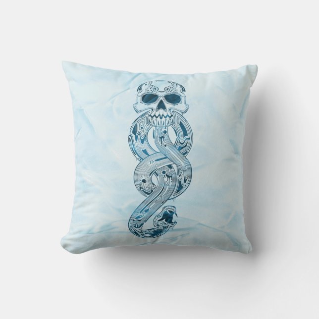 Harry Potter | Aguamenti Dark Mark Graphic Throw Pillow (Front)