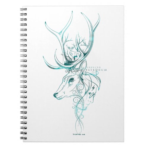 Harry Potter  Aguamenti EXPECTO PATRONUM Stag Notebook