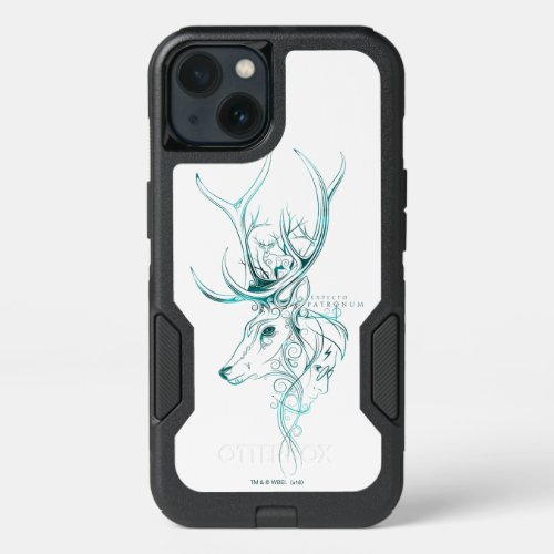 Harry Potter  Aguamenti EXPECTO PATRONUM Stag iPhone 13 Case