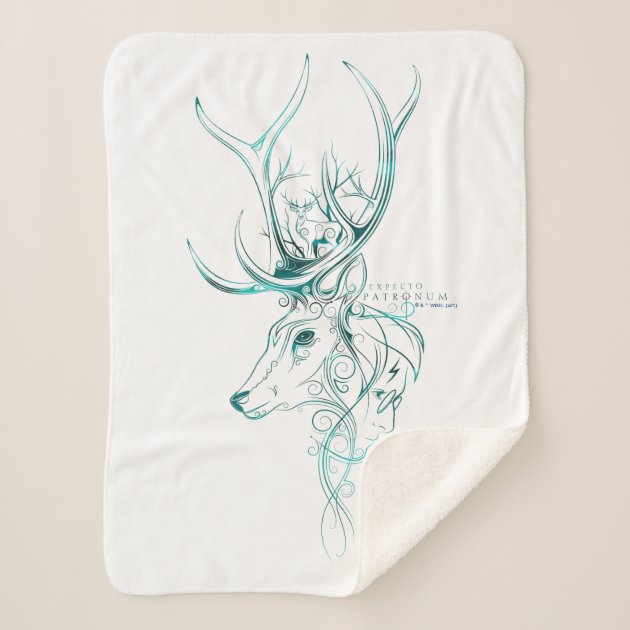 Stag hotsell sherpa throw