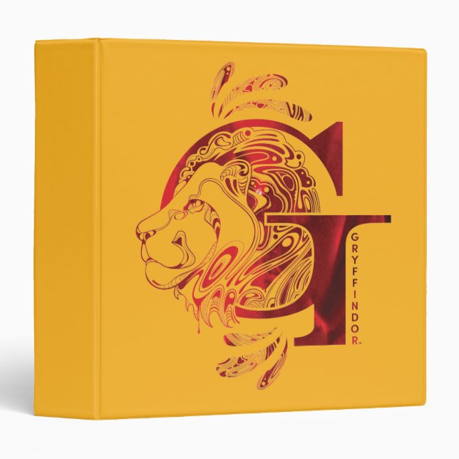 Harry Potter | Aguamenti GRYFFINDOR™ Graphic 3 Ring Binder (Front/Spine)