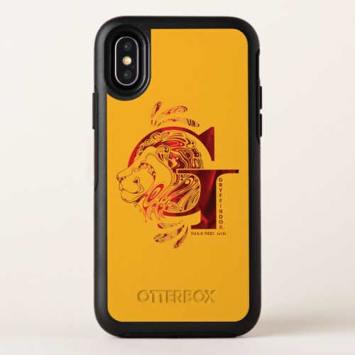 Harry Potter  Aguamenti GRYFFINDOR Graphic OtterBox Symmetry iPhone X Case