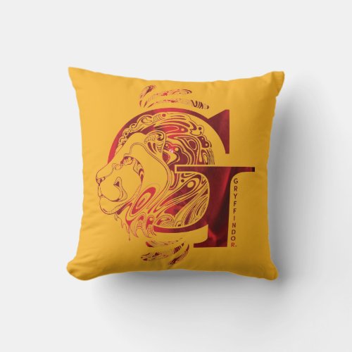 Harry Potter  Aguamenti GRYFFINDOR Graphic Throw Pillow