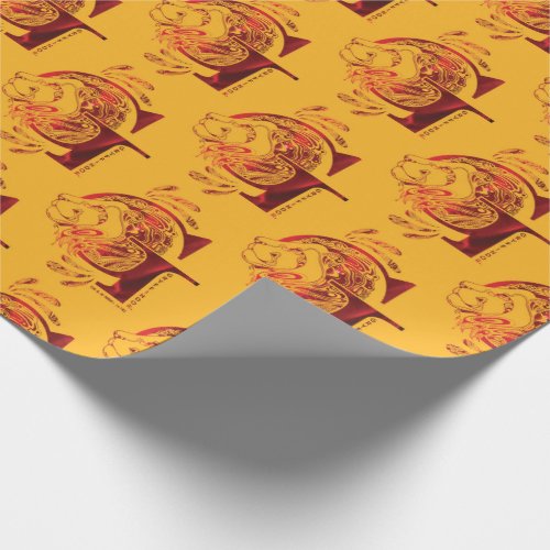 Harry Potter  Aguamenti GRYFFINDOR Graphic Wrapping Paper