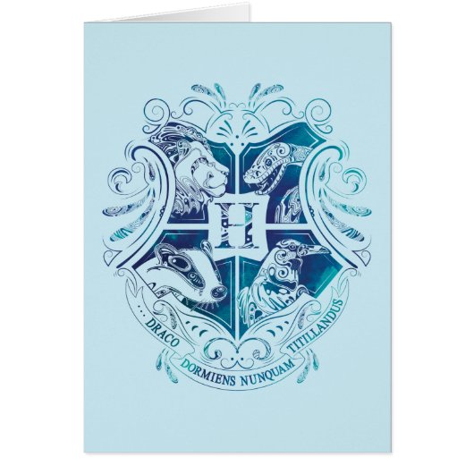 Harry Potter | Aguamenti HOGWARTS™ Crest Cards (Front)