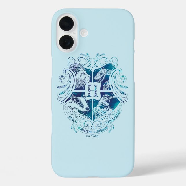 Harry Potter | Aguamenti HOGWARTS™ Crest Case-Mate iPhone Case (Back)