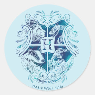 Harry Potter Aguamenti HOGWARTS™ Crest Classic Round Sticker