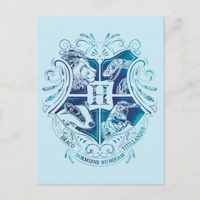 Harry Potter | Aguamenti HOGWARTS™ Crest Postcard (Front)