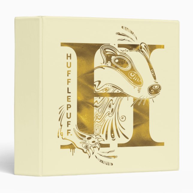 Harry Potter | Aguamenti HUFFLEPUFF™ Graphic 3 Ring Binder (Front/Spine)