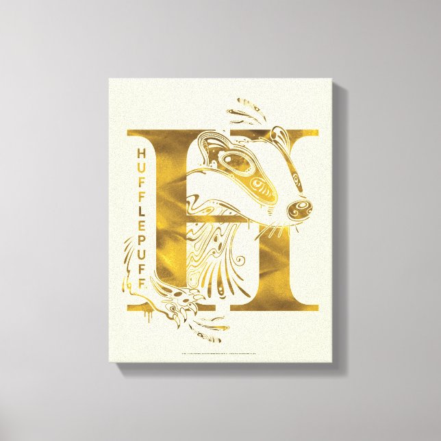 Harry Potter | Aguamenti HUFFLEPUFF™ Graphic Canvas Print (Front)