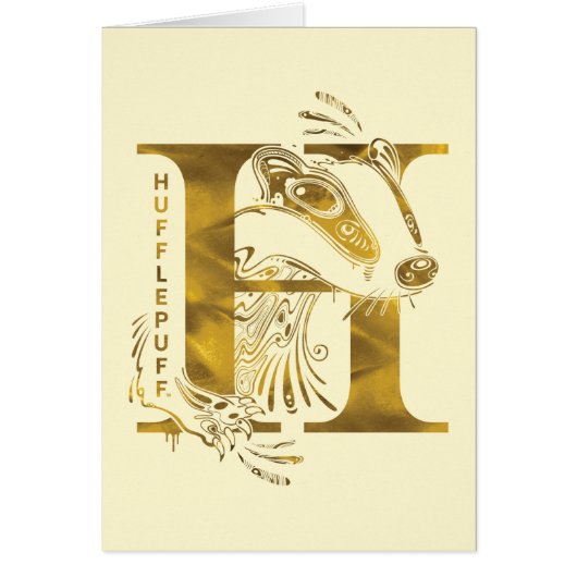 Harry Potter | Aguamenti HUFFLEPUFF™ Graphic Cards (Front)