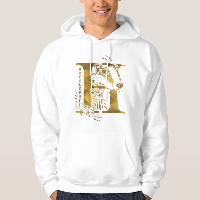 Harry Potter | Aguamenti HUFFLEPUFF™ Graphic Hoodie (Front)