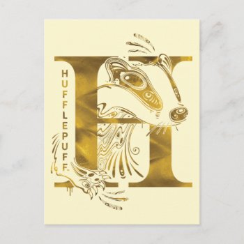 Harry Potter | Aguamenti Hufflepuff™ Graphic Postcard by harrypotter at Zazzle