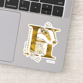 Harry Potter | Aguamenti Hufflepuff™ Graphic Sticker by harrypotter at Zazzle