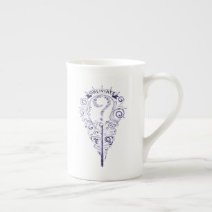 Harry Potter   Aguamenti Obliviate Graphic Bone China Mug