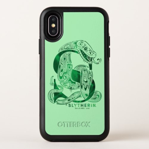 Harry Potter  Aguamenti SLYTHERIN Graphic OtterBox Symmetry iPhone X Case
