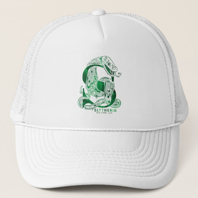 Harry Potter | Aguamenti SLYTHERIN™ Graphic Trucker Hat (Front)