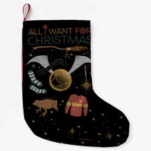 HARRY POTTER™ All I Want For Christmas Small Christmas Stocking
