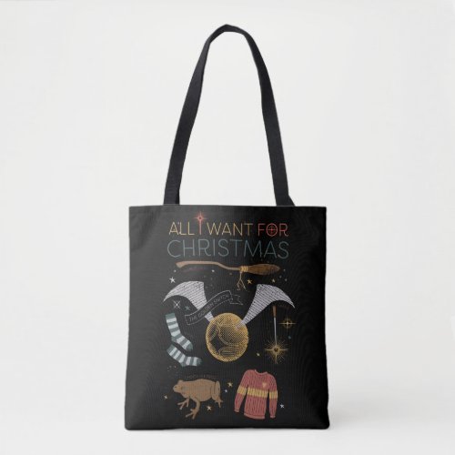 HARRY POTTER All I Want For Christmas Tote Bag