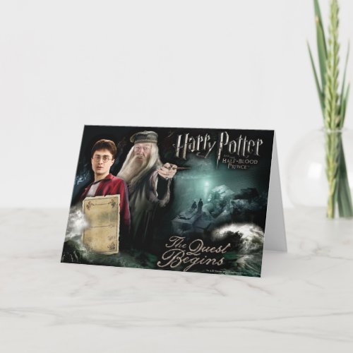 Harry Potter and Dumbledore Card