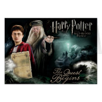 Harry Potter and Dumbledore Card