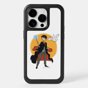 HARRY POTTER™ and Hedwig Illustration OtterBox iPhone 14 Pro Case