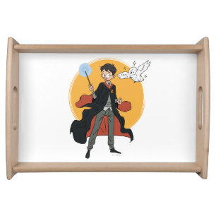 HARRY POTTER™ and Hedwig Illustration Serving Tray