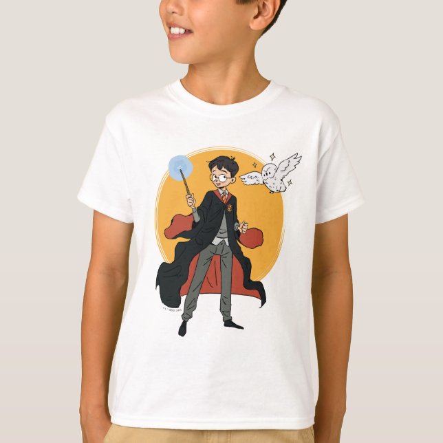HARRY POTTER™ and Hedwig Illustration T-Shirt (Front)