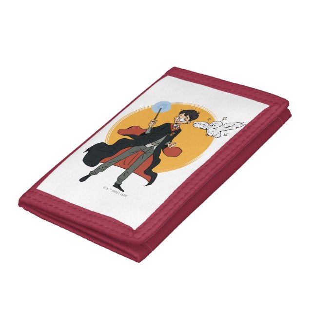 HARRY POTTER™ and Hedwig Illustration Trifold Wallet (Bottom)