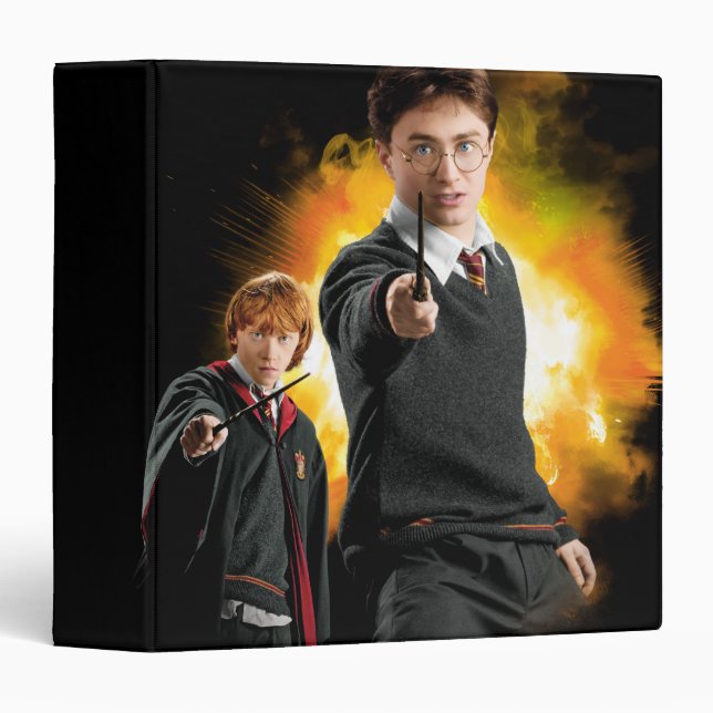 Harry Potter and Ron Weasely Binder (Front/Spine)