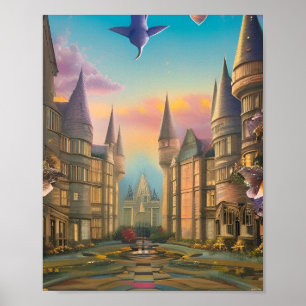 Harry potter And The Beauty Of The Hogwarts Poster