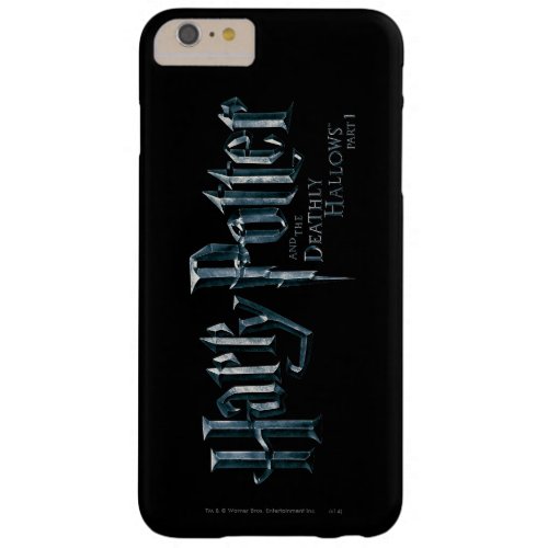 Harry Potter and the Deathly Hallows Logo 1 2 Barely There iPhone 6 Plus Case