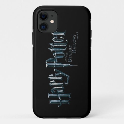 Harry Potter and the Deathly Hallows Logo 1 2 iPhone 11 Case