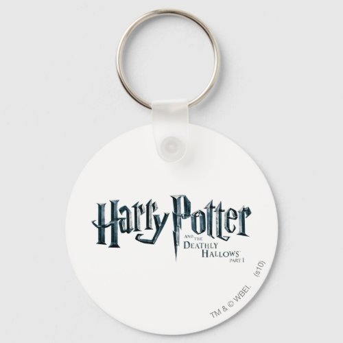 Harry Potter and the Deathly Hallows Logo 1 2 Keychain