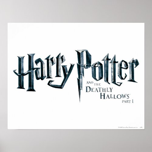 Harry Potter and the Deathly Hallows Logo 1 2 Poster