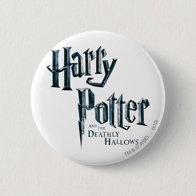 Harry Potter and the Deathly Hallows Logo 1 Pinback Button (Front)