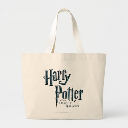 Harry Potter and the Deathly Hallows Logo 3 Large Tote Bag