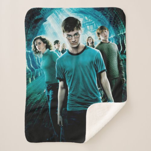 HARRY POTTER AND THE ORDER OF THE PHOENIX Blue Sherpa Blanket