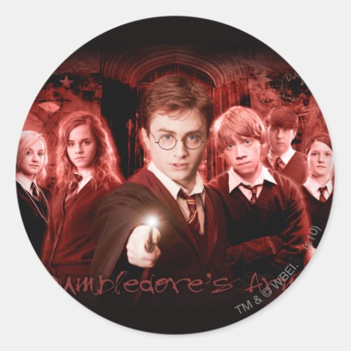 HARRY POTTER AND THE ORDER OF THE PHOENIXâ Red Classic Round Sticker