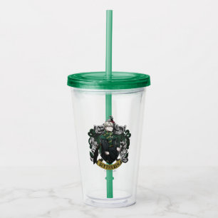 HARRY POTTER™   Anime Draco Malfoy House Crest Acrylic Tumbler