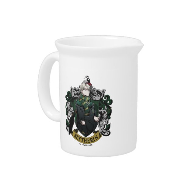 HARRY POTTER™ | Anime Draco Malfoy House Crest Beverage Pitcher (Left)