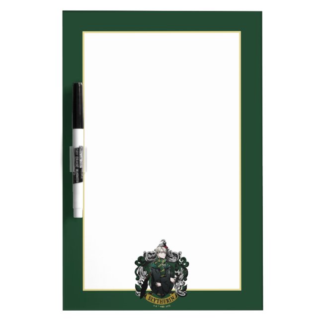 HARRY POTTER™ | Anime Draco Malfoy House Crest Dry Erase Board (Front)
