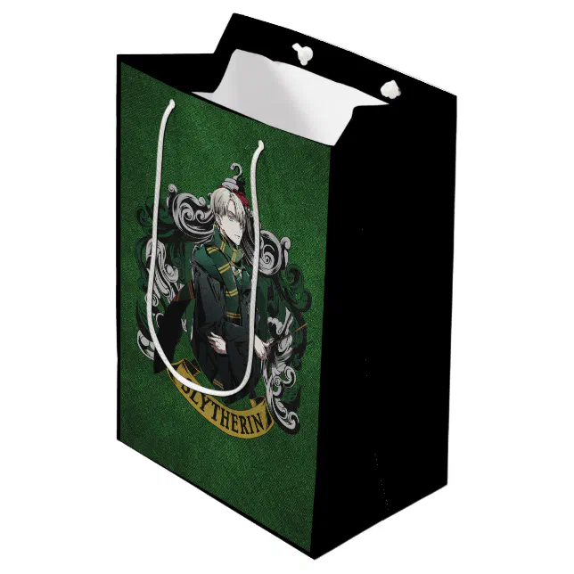 HARRY POTTER™, Anime Draco Malfoy House Crest Medium Gift Bag
