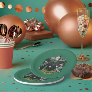 HARRY POTTER™   Anime Draco Malfoy House Crest Paper Plates