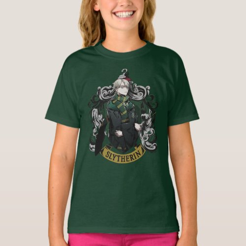 HARRY POTTERâ  Anime Draco Malfoy House Crest T_Shirt
