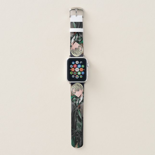 HARRY POTTER™ | Anime Draco Malfoy Seated Apple Watch Band (Front)