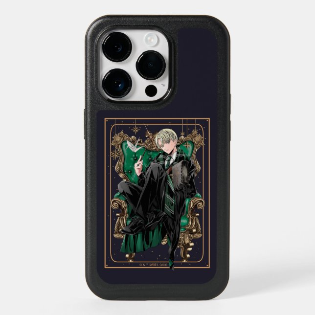 HARRY POTTER™ | Anime Draco Malfoy Seated Otterbox iPhone Case (Back)